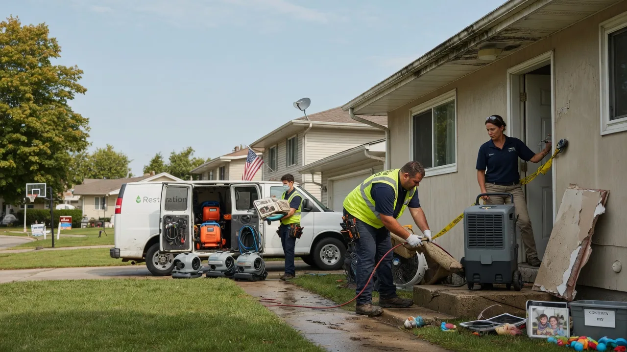 Water Damage Restoration in Dilliner, PA near me